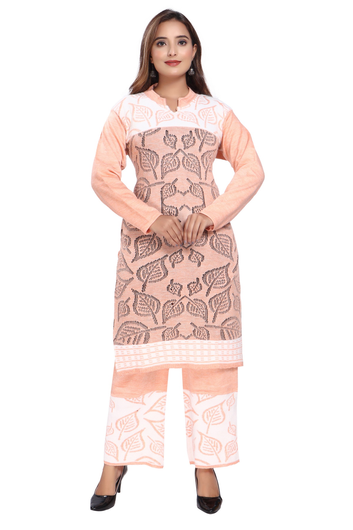 Kurti Plazoo Hair Pinkish Grey