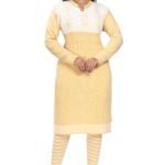 Kurti Plazoo Hair Yellow