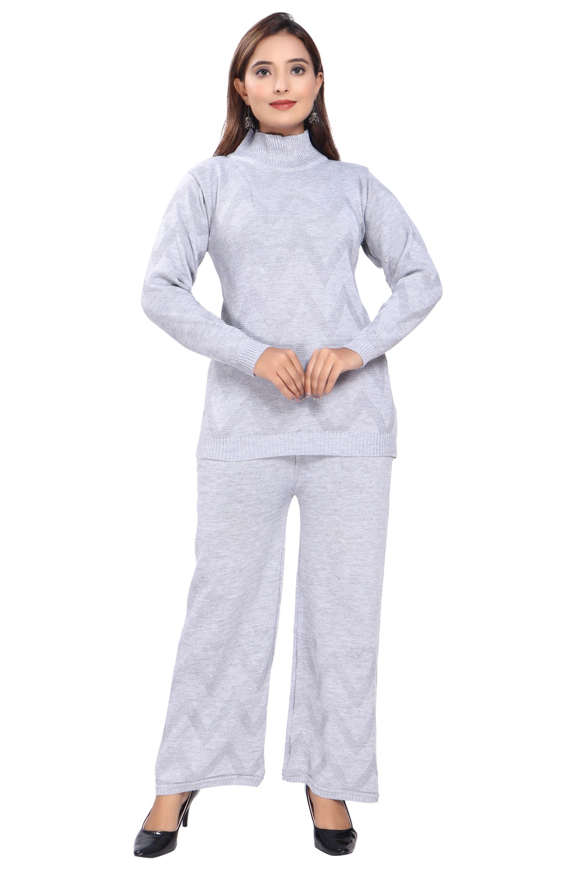 Self Co-ord Set Grey