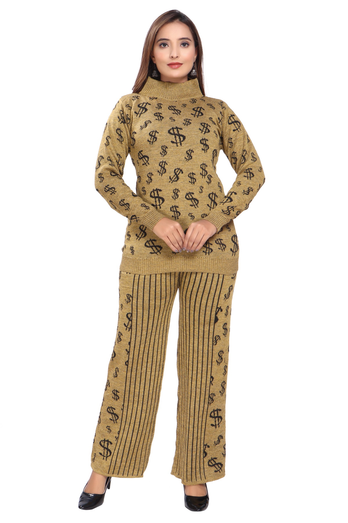 Self Co-ord Set Fawn